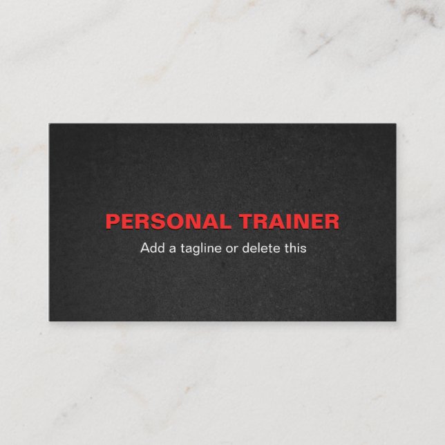 Tarjetas de visita personales del instructor del (Anverso)