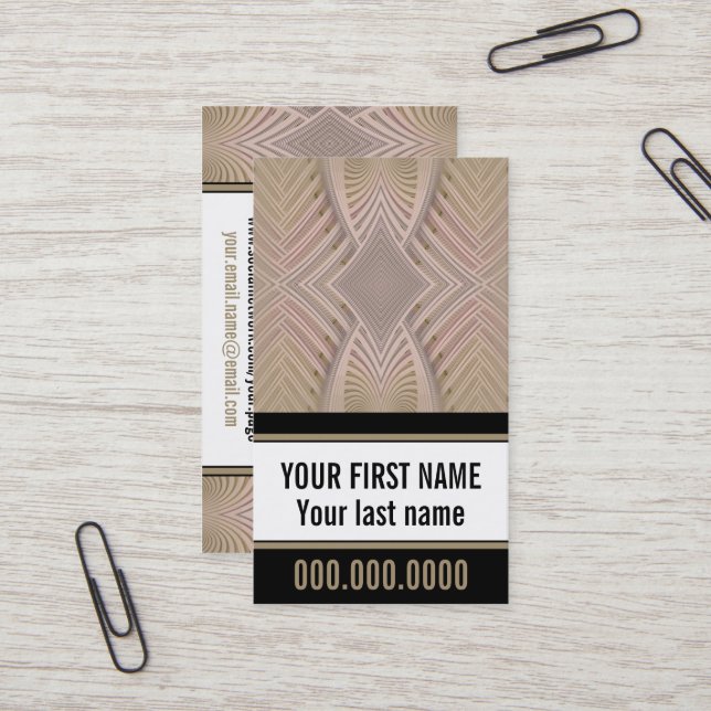 Tarjetas de visita personales Paparazzi (Anverso/Reverso In Situ)