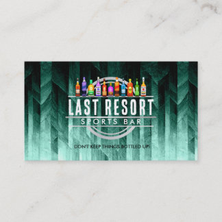 Tarjetas de visita personalizable Bar