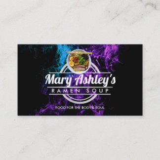 Tarjetas de visita personalizable Ramen Soup