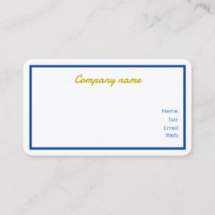 Tarjetas de visita personalizadas