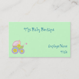 Tarjetas de visita personalizadas Baby Boutique