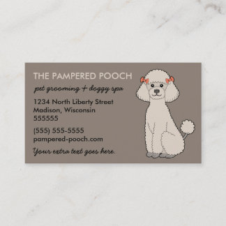 Tarjetas de visita personalizadas del perro o del