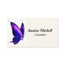 Tarjetas de visita personalizadas para mariposa pe