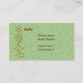 Tarjetas de visita personalizadas Reiki Master