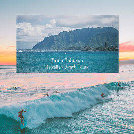 Tarjetas de visita personalizadas Scenic Beach Vac