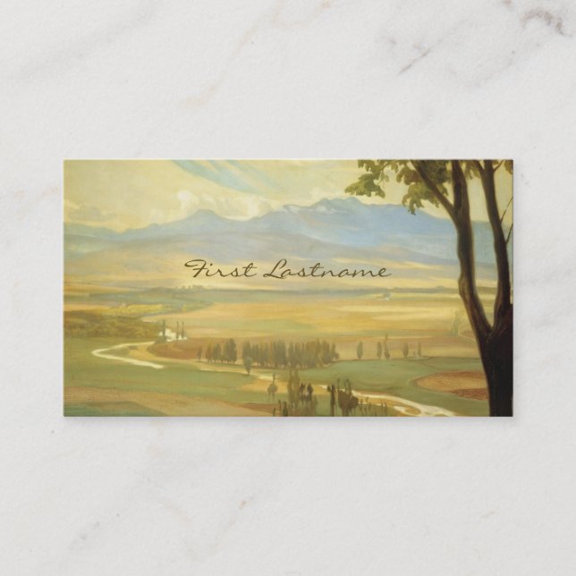 Tarjetas de visita personalizado "Avila Morning" d (Anverso)