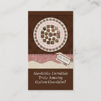 Tarjetas de visita personalizado Chocolate Sweet S