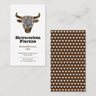 Tarjetas de visita personalizado Código QR para l