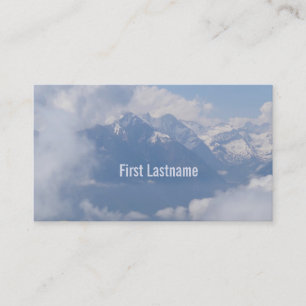 Tarjetas de visita personalizado de Alpes de Austr