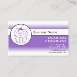 Tarjetas de visita personalizado de bizcochito bla