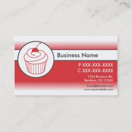 Tarjetas de visita personalizado de bizcochito bla