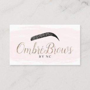 Tarjetas de visita Personalizado de Ombre Brows