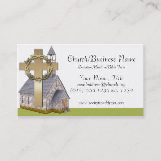 Tarjetas de visita: Poca iglesia