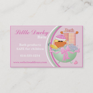 Tarjetas de visita: Poco diseño Ducky de los niños
