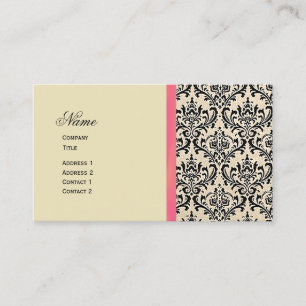 Tarjetas de visita poner crema del ~ del damasco
