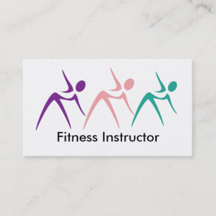 Tarjetas de visita potentes del instructor de la
