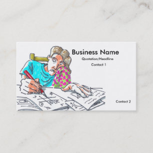 Tarjetas de visita privada de tutor