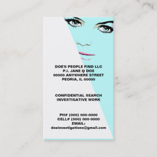 TARJETAS DE VISITA PRIVADAS INVESTIGADORES DE LA