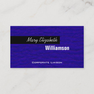 Tarjetas de visita profesional Blue Modern