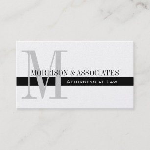 Tarjetas de visita profesional de abogados Gold