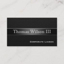 Tarjetas de visita profesional de fibra de carbono