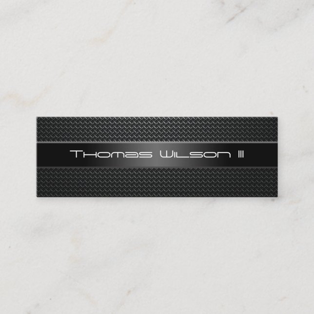 Tarjetas de visita profesional de fibra de carbono (Anverso)