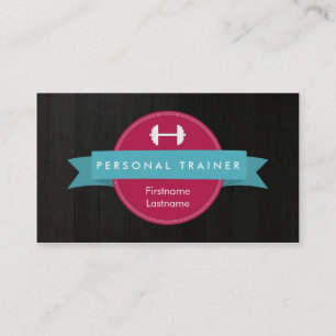 Tarjetas de visita profesional de moda para entren