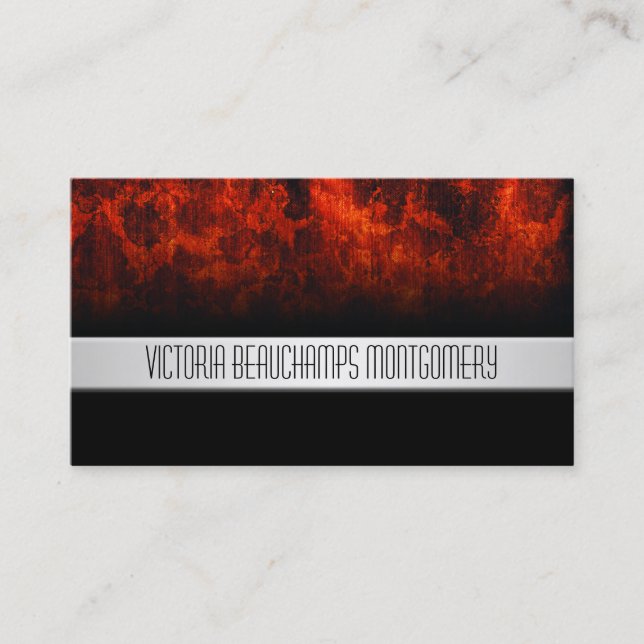 Tarjetas de visita profesional estándar modernas (Anverso)
