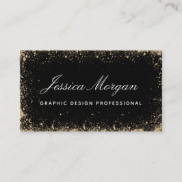 Tarjetas de visita profesional Gold Modern