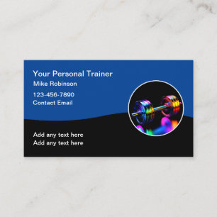 Tarjetas de visita profesional Guay Fitness Person
