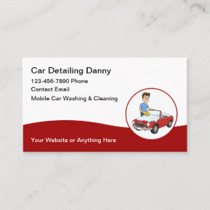 Tarjetas de visita profesional Guay Modern Car Was