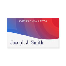 Tarjetas de visita profesional HVAC modernas