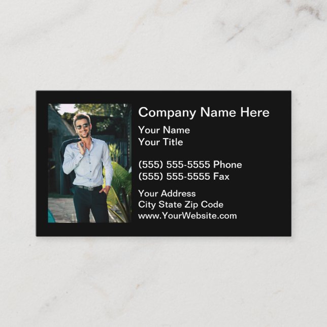 Tarjetas de visita profesional inmobiliaria (Anverso)