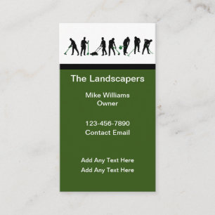 Tarjetas de visita profesional Landscaper