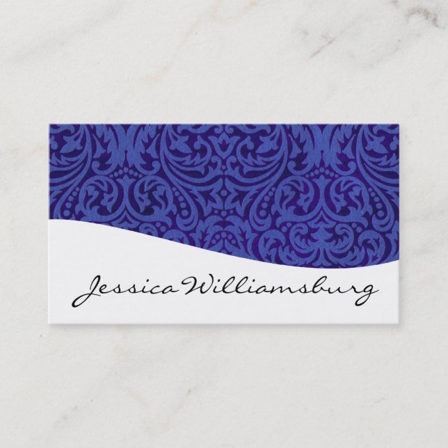 Tarjetas de visita profesional moderna en blanco y (Anverso)