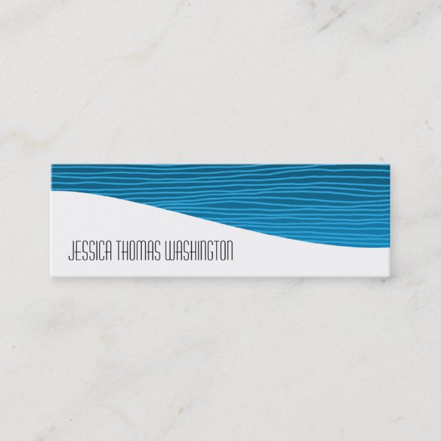 Tarjetas de visita profesional modernas y delgadas (Anverso)