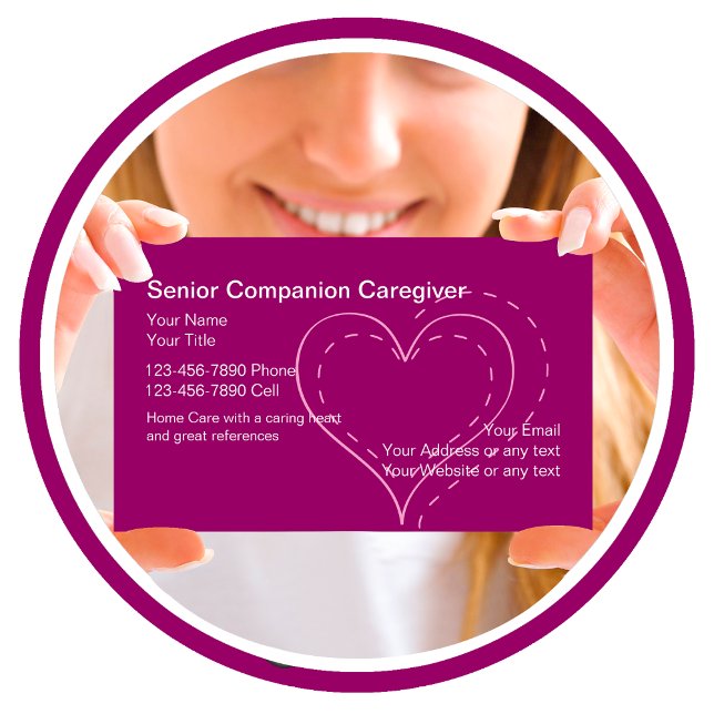 Tarjetas de visita profesional para cuidadores (Subido por el creador)