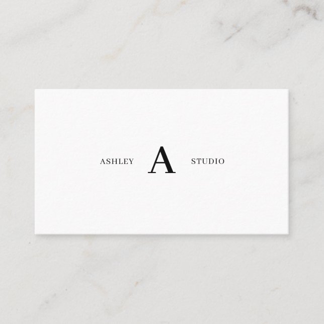 Tarjetas de visita profesional simples (Anverso)