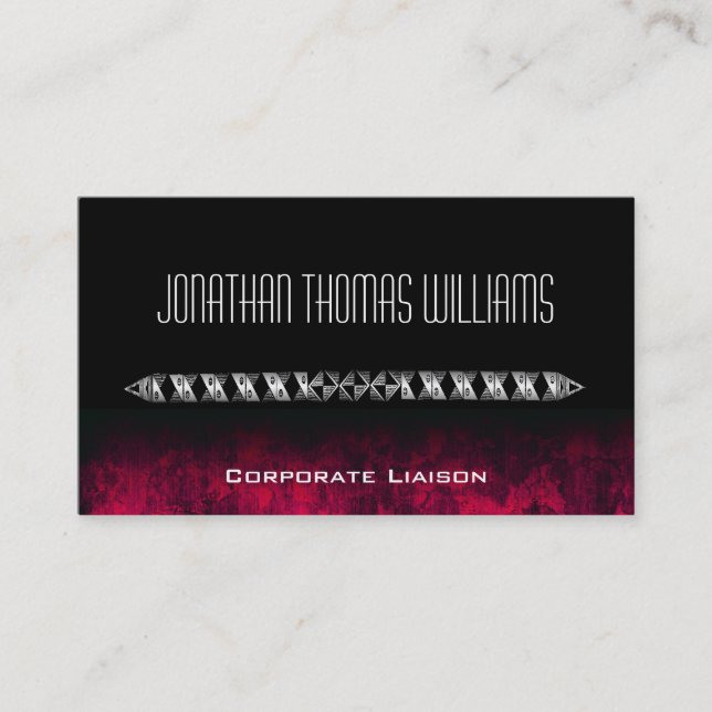 Tarjetas de visita profesional únicas (Anverso)