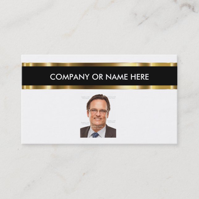 Tarjetas de visita profesionales con clase (Anverso)