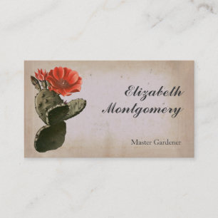 Tarjetas de visita profesionales de la flor del