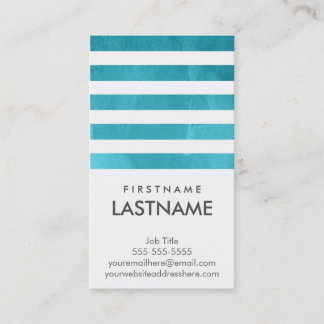 Tarjetas de visita profesionales del color de agua