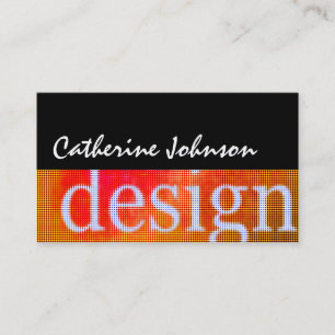 Tarjetas de visita profesionales del diseñador de