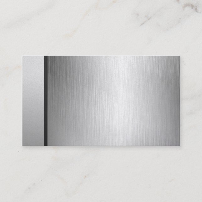 Tarjetas de visita profesionales del platino (Anverso)