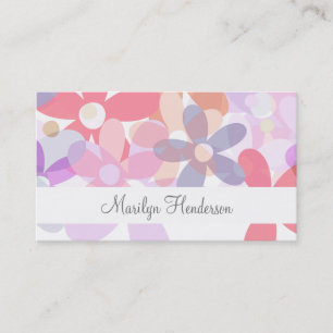 Tarjetas de visita profesionales femeninas