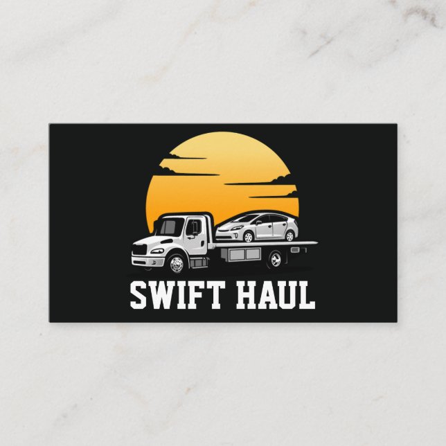 tarjetas de visita profesionales para camiones (Anverso)