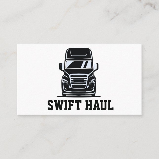 tarjetas de visita profesionales para camiones (Anverso)