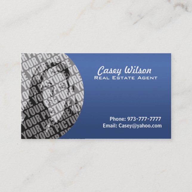 Tarjetas de visita prudenciales de las propiedades (Anverso)