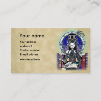 Tarjetas de visita punkyes del arte del Faerie del